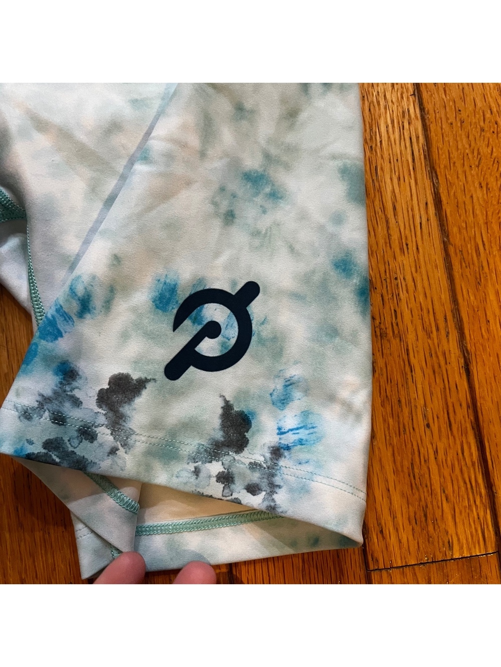 Peloton Medium Tie-Dye Biker Shorts - Picture 2 of 5